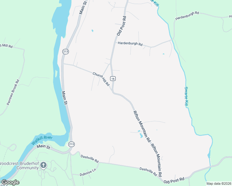 map of restaurants, bars, coffee shops, grocery stores, and more near 1296 Old Post Road in Ulster Park