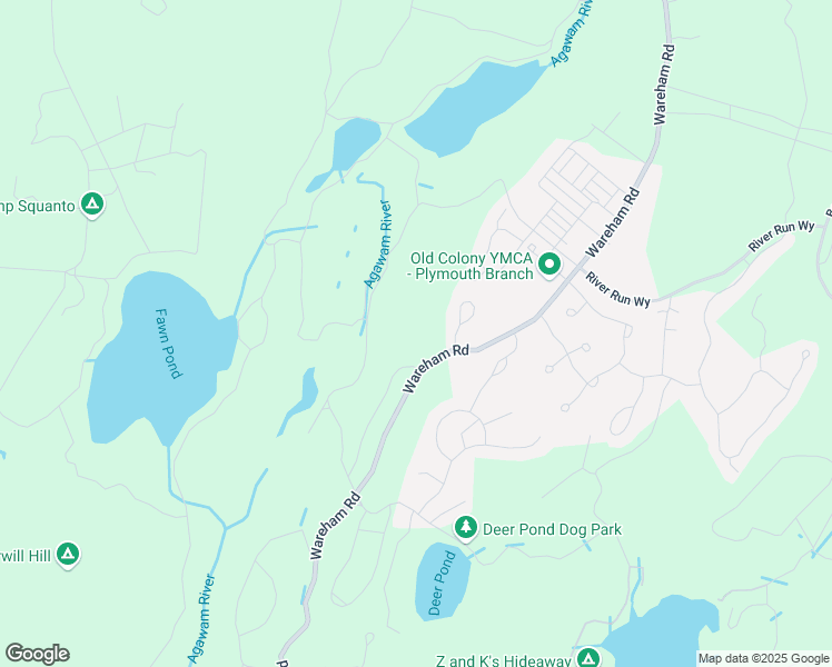 map of restaurants, bars, coffee shops, grocery stores, and more near 321 Wareham Road in Plymouth