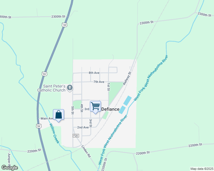 611 1st Street, Defiance IA - Walk Score