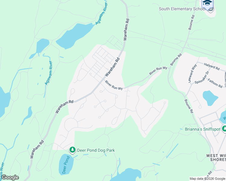 map of restaurants, bars, coffee shops, grocery stores, and more near 27 Inkberry Lane in Plymouth