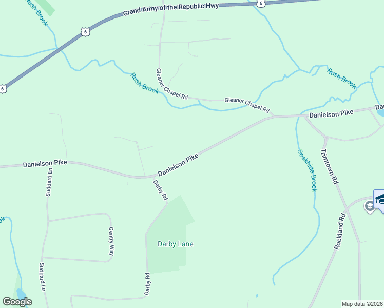 map of restaurants, bars, coffee shops, grocery stores, and more near 657 Danielson Pike in Scituate