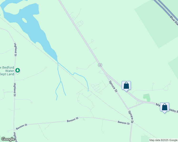 map of restaurants, bars, coffee shops, grocery stores, and more near 19 Katie Drive in Middleborough