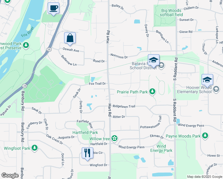 2S801 Hart Road, Batavia IL Walk Score