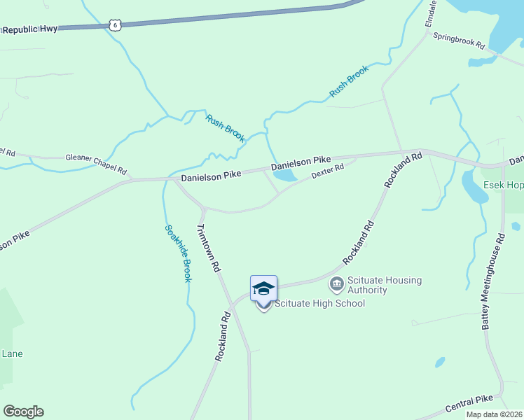 map of restaurants, bars, coffee shops, grocery stores, and more near 70 Dexter Road in Scituate