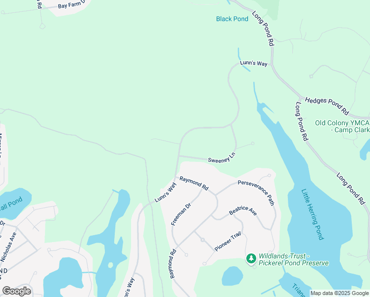 map of restaurants, bars, coffee shops, grocery stores, and more near 634 Lunn's Way in Plymouth