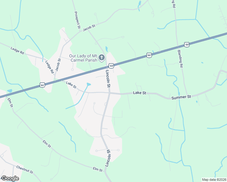 map of restaurants, bars, coffee shops, grocery stores, and more near 228 Lincoln Street in Seekonk