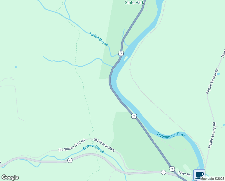 map of restaurants, bars, coffee shops, grocery stores, and more near U.S. 7 in Sharon