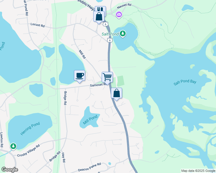 map of restaurants, bars, coffee shops, grocery stores, and more near in Eastham
