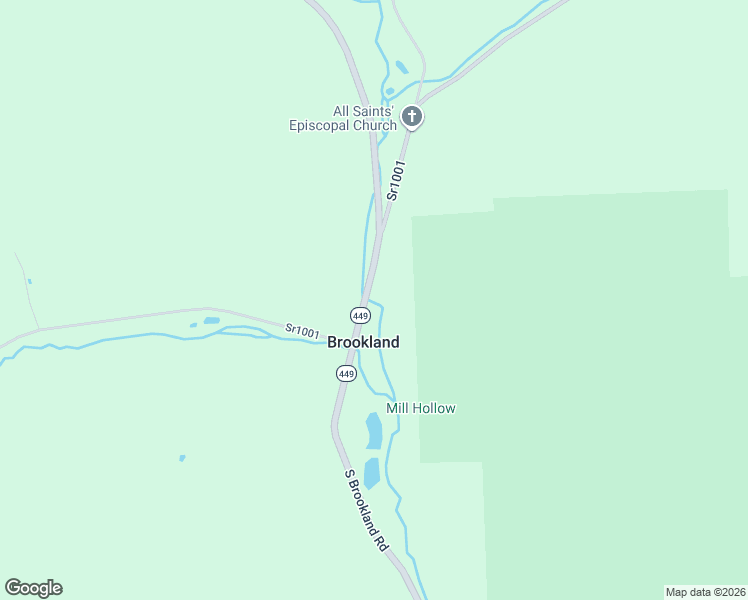 map of restaurants, bars, coffee shops, grocery stores, and more near 18-56 North Brookland Road in Ulysses