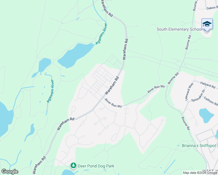 map of restaurants, bars, coffee shops, grocery stores, and more near 1 Sunflower Way in Plymouth