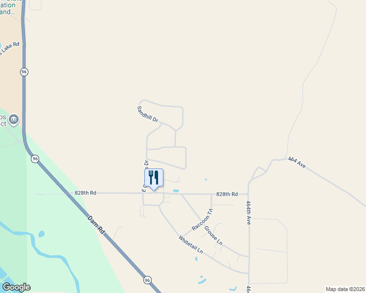 map of restaurants, bars, coffee shops, grocery stores, and more near Henesteud Lane in Garfield County