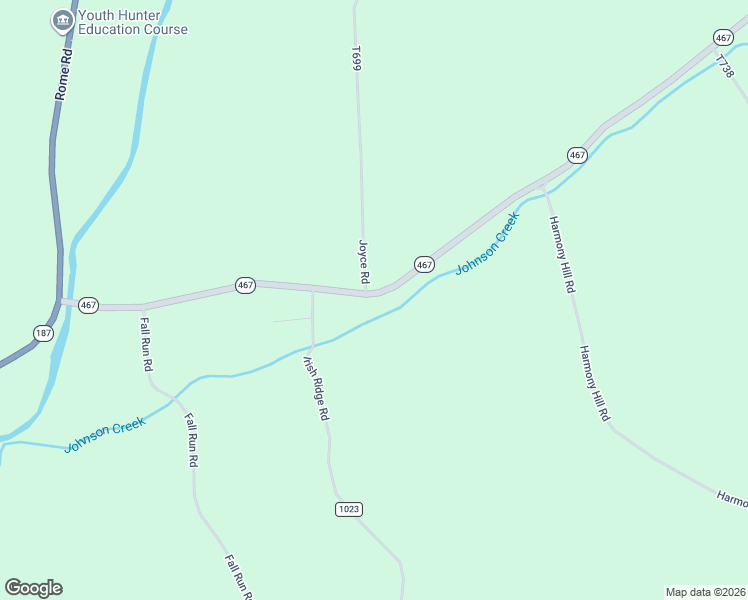map of restaurants, bars, coffee shops, grocery stores, and more near 1083 Pennsylvania 467 in Rome