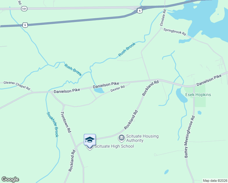 map of restaurants, bars, coffee shops, grocery stores, and more near 30 Dexter Rd in Scituate