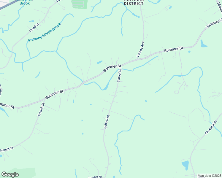 map of restaurants, bars, coffee shops, grocery stores, and more near 26 School Street in Rehoboth