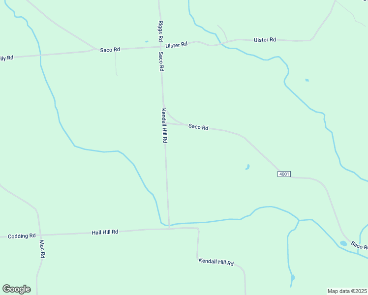 map of restaurants, bars, coffee shops, grocery stores, and more near 402 Saco Road in Ulster