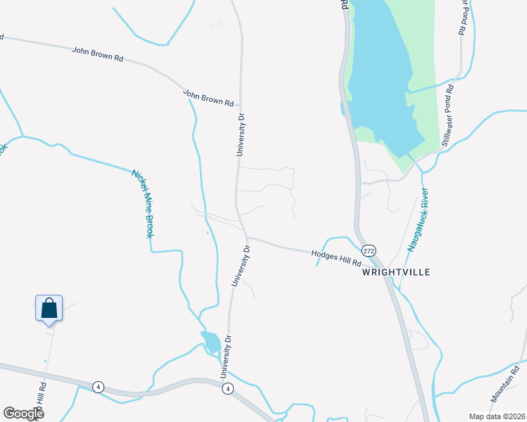 map of restaurants, bars, coffee shops, grocery stores, and more near 404 University Dr in Torrington