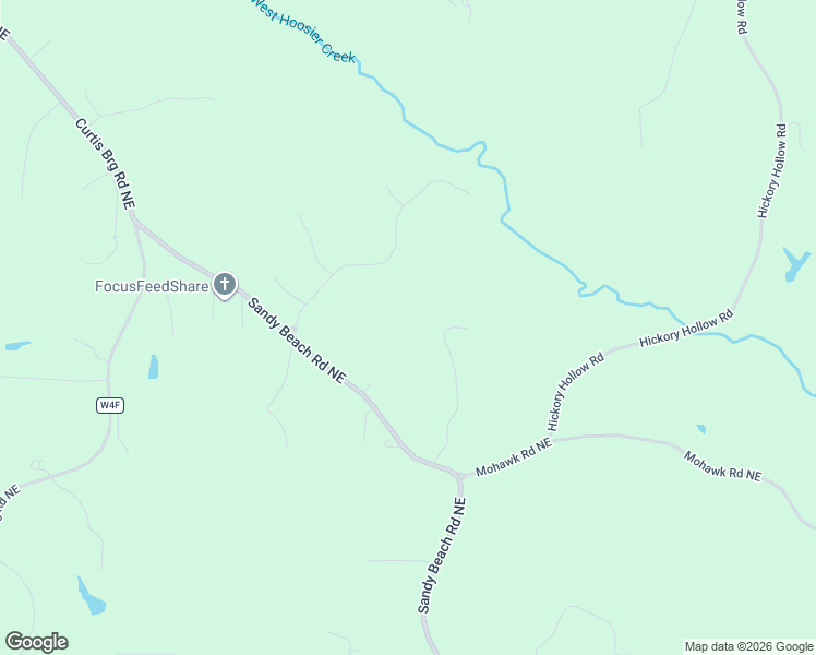 map of restaurants, bars, coffee shops, grocery stores, and more near 3098 Sandy Beach Road Northeast in Solon