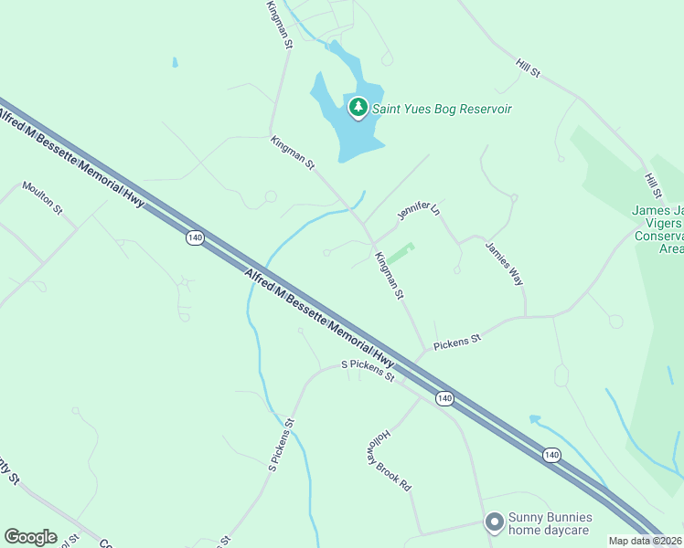 map of restaurants, bars, coffee shops, grocery stores, and more near 65 Kingman Street in Lakeville