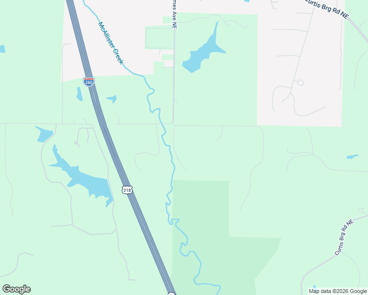 map of restaurants, bars, coffee shops, grocery stores, and more near 1418 James Ct NE in Swisher