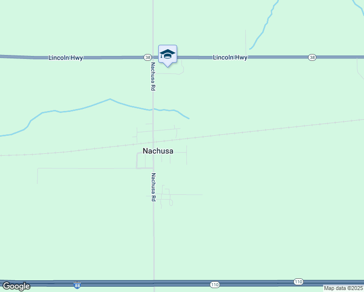 map of restaurants, bars, coffee shops, grocery stores, and more near 1709 Spring Street in Nachusa