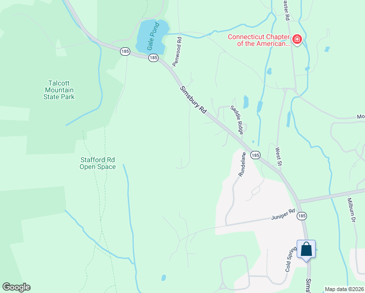 map of restaurants, bars, coffee shops, grocery stores, and more near 14 Pent Road in Bloomfield