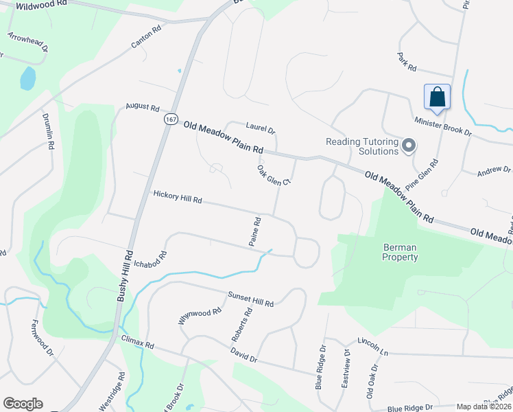 map of restaurants, bars, coffee shops, grocery stores, and more near 40 Hickory Hill Road in Simsbury