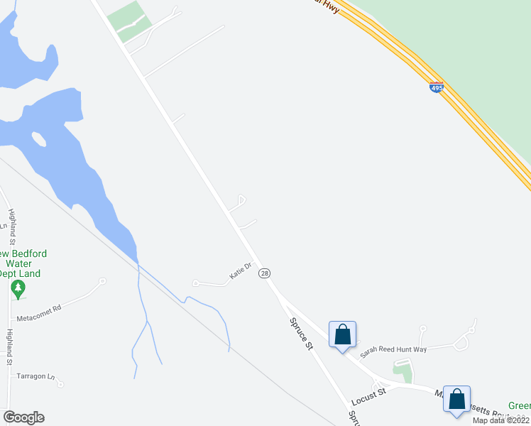 map of restaurants, bars, coffee shops, grocery stores, and more near 1 Justines Way in Middleborough