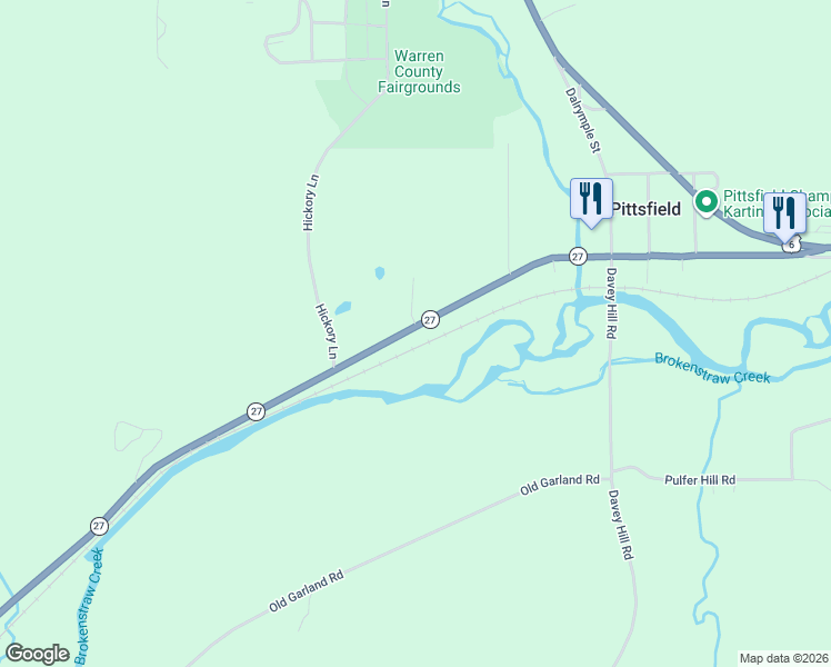 map of restaurants, bars, coffee shops, grocery stores, and more near 859 State Route 27 in Pittsfield