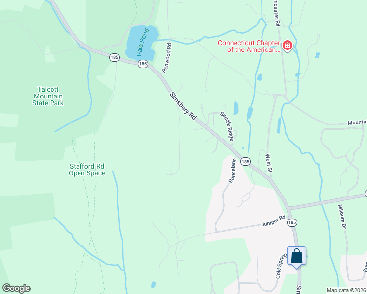 map of restaurants, bars, coffee shops, grocery stores, and more near 5 Pent Road in Bloomfield
