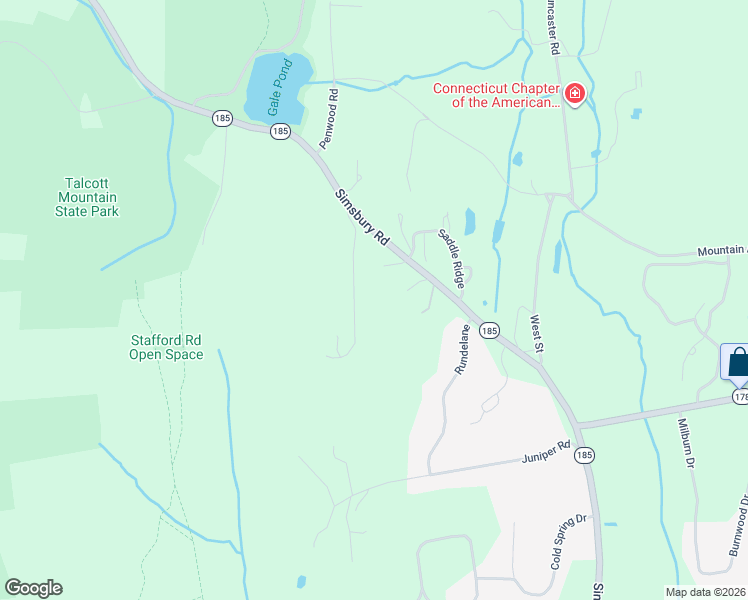 map of restaurants, bars, coffee shops, grocery stores, and more near 5 Pent Road in Bloomfield
