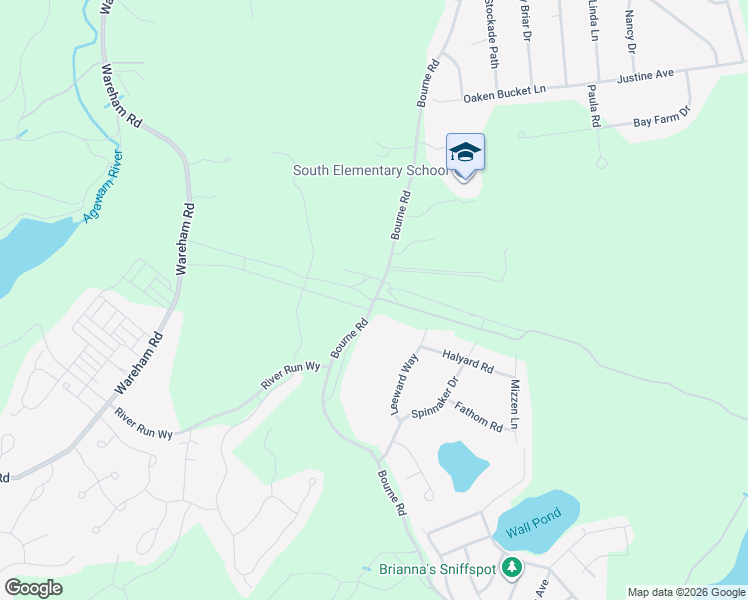 map of restaurants, bars, coffee shops, grocery stores, and more near 216 Bourne Road in Plymouth
