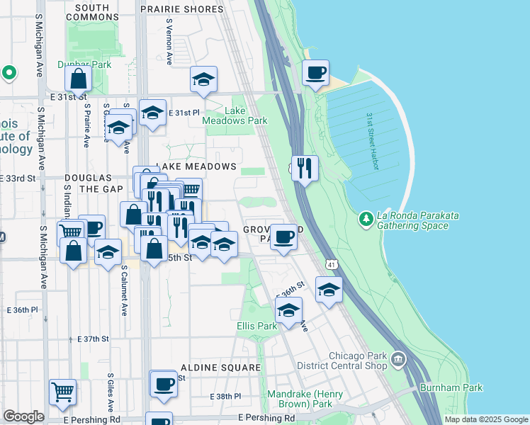 641 East Groveland Park, Chicago IL Walk Score