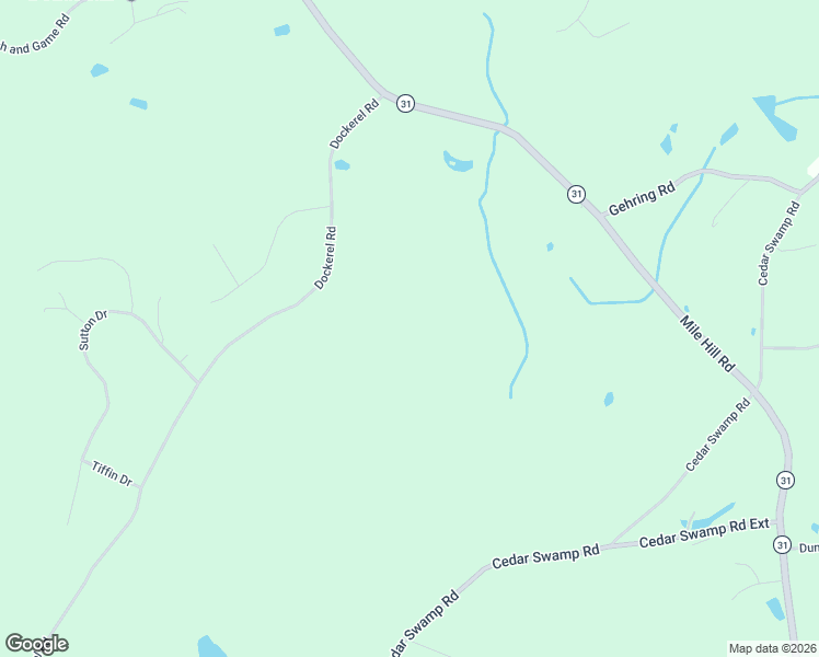 map of restaurants, bars, coffee shops, grocery stores, and more near 93 Dockerel Road in Tolland