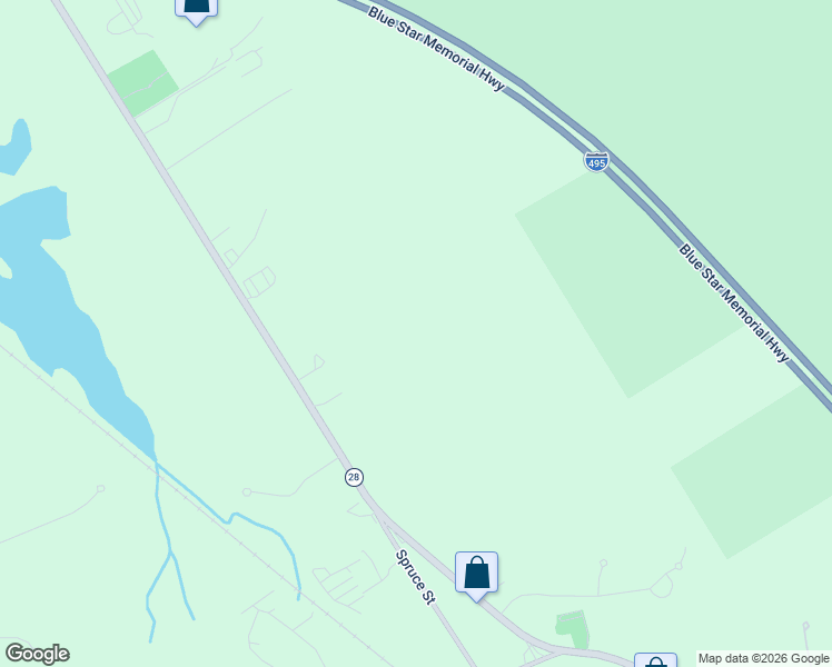 map of restaurants, bars, coffee shops, grocery stores, and more near 26 Ridge Drive in Middleborough