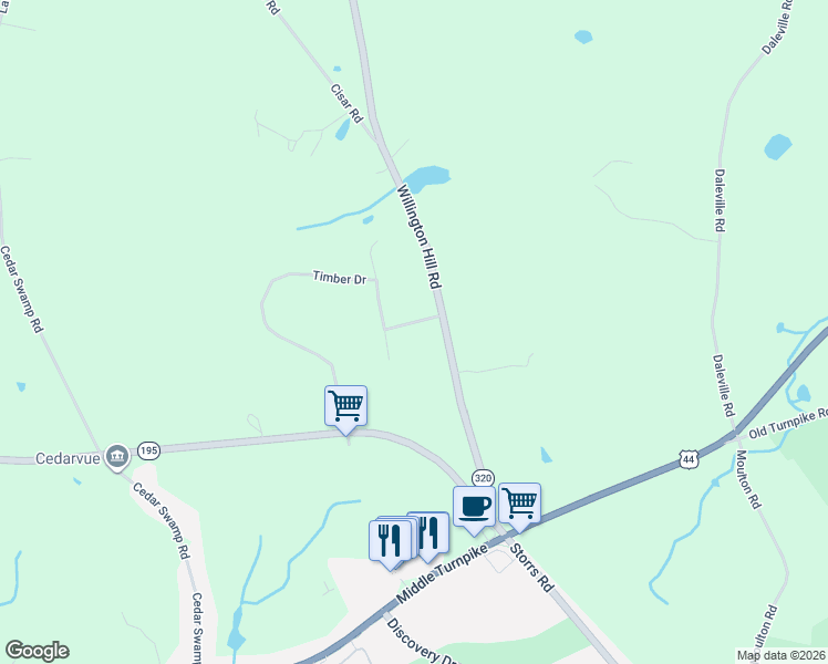 map of restaurants, bars, coffee shops, grocery stores, and more near 10 Sumner Drive in Mansfield