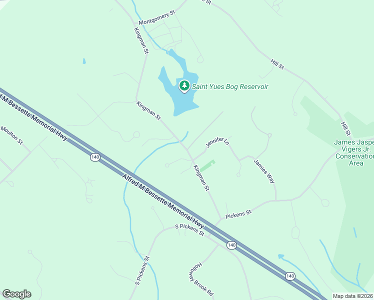 map of restaurants, bars, coffee shops, grocery stores, and more near 64 Kingman Street in Lakeville