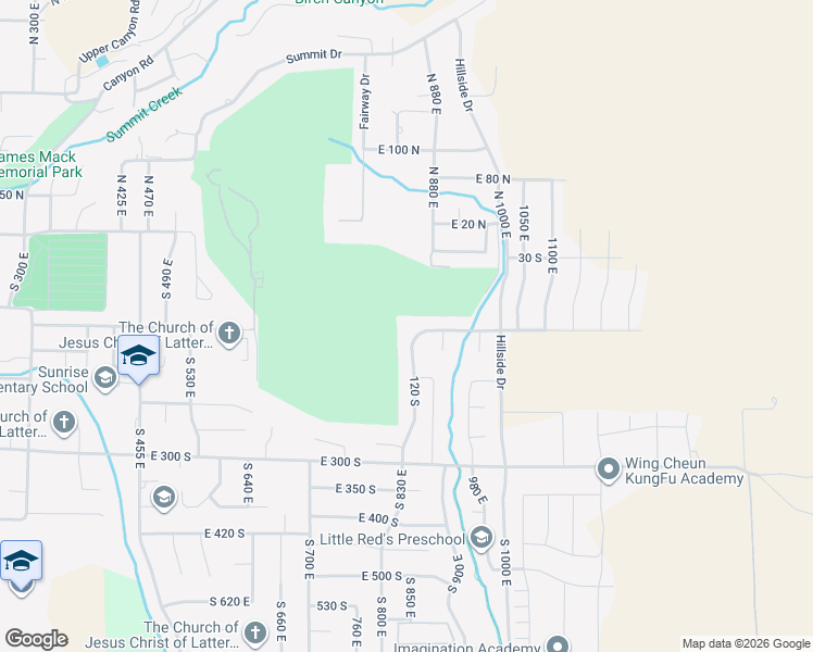 map of restaurants, bars, coffee shops, grocery stores, and more near 127 South 830 East in Smithfield