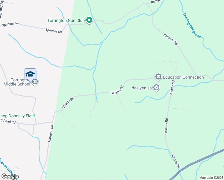 map of restaurants, bars, coffee shops, grocery stores, and more near 290 Gillette Road in New Hartford