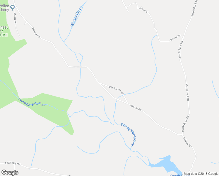 map of restaurants, bars, coffee shops, grocery stores, and more near 35 Winsor Road in Foster