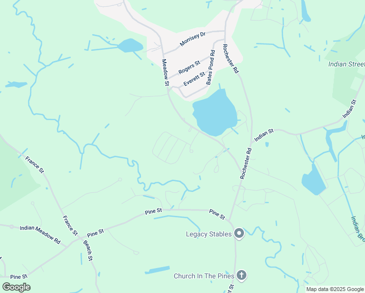 map of restaurants, bars, coffee shops, grocery stores, and more near 56 Melanie Lane in Carver