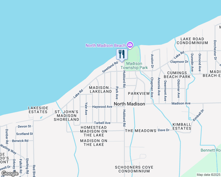 map of restaurants, bars, coffee shops, grocery stores, and more near 1464 Easton Avenue in Madison