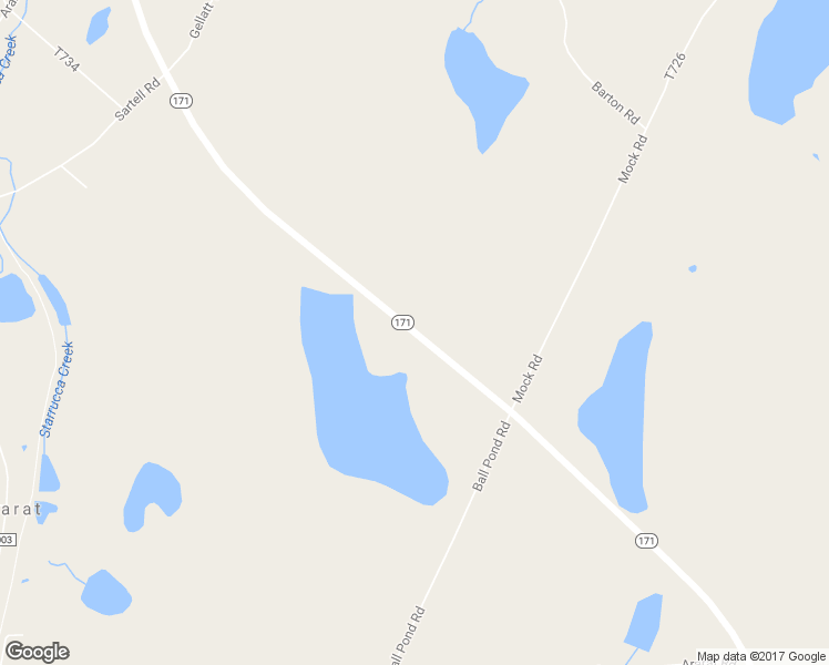 map of restaurants, bars, coffee shops, grocery stores, and more near Highway 171 in Thompson