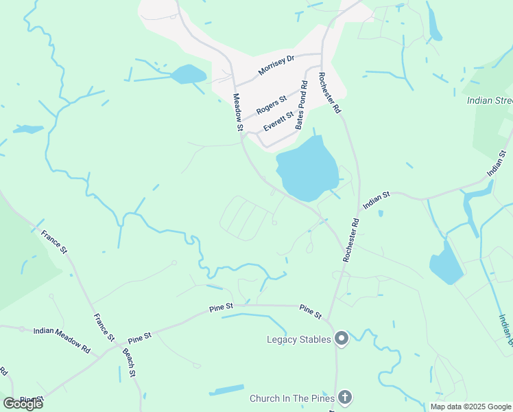 map of restaurants, bars, coffee shops, grocery stores, and more near 56 Melanie Lane in Carver