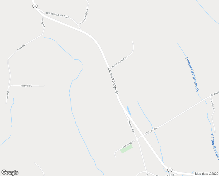map of restaurants, bars, coffee shops, grocery stores, and more near 433 Cornwall Bridge Road in Sharon