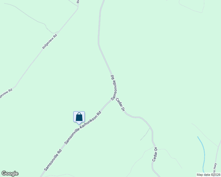 map of restaurants, bars, coffee shops, grocery stores, and more near 682 County Road 3 in Kerhonkson