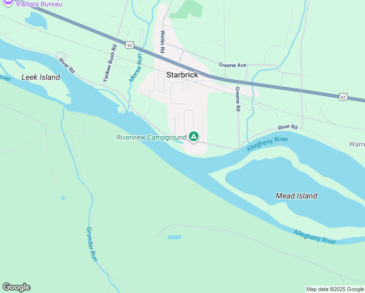 map of restaurants, bars, coffee shops, grocery stores, and more near 354 River Road in Warren