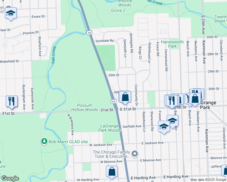 1201 North La Grange Road, La Grange Park IL Walk Score