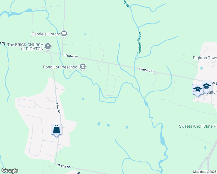 map of restaurants, bars, coffee shops, grocery stores, and more near 1317 Susan Rd in Dighton