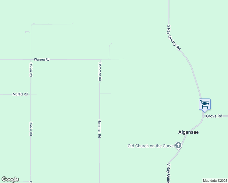 map of restaurants, bars, coffee shops, grocery stores, and more near 523 Hamman Road in Quincy