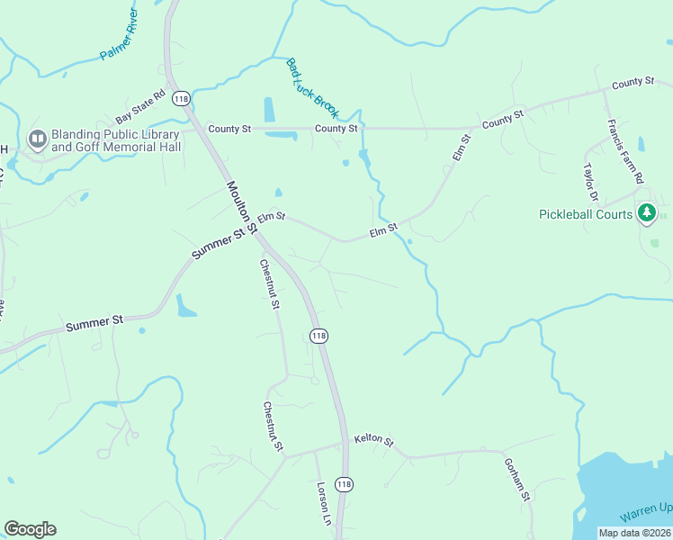 map of restaurants, bars, coffee shops, grocery stores, and more near 67 Moulton Street in Rehoboth